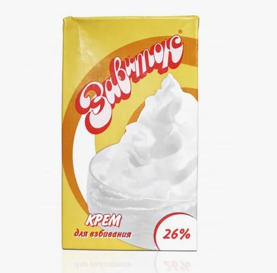 Крем на растительных маслах для взбивания 20кг (26%)Завиток